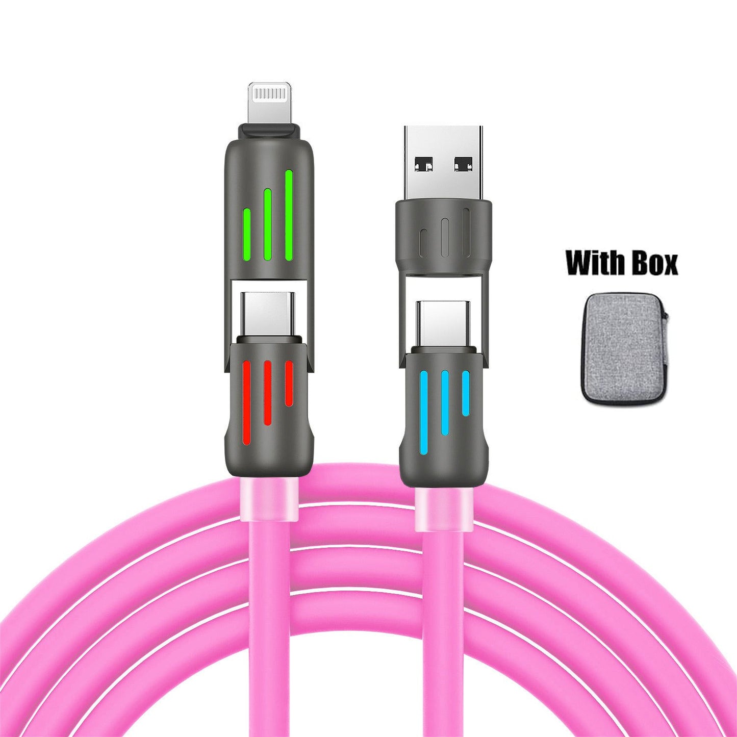🔥Last Day 49% OFF🔥4-in-1 USB Charging Cable fast charging MAX 60w