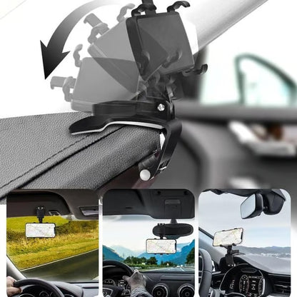 🏆New Arrival 🚗📱 360° Rotating Car Phone Mount – Secure & Adjustable for Easy Viewing ✨