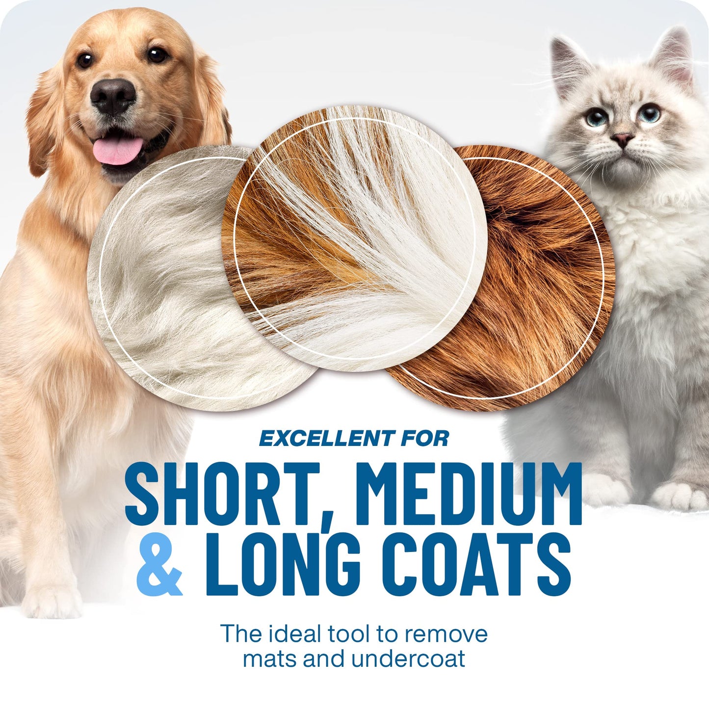 🔥Last Day 60% OFF✨Professional Deshedding Tool For Dogs And Cats🐶🐱