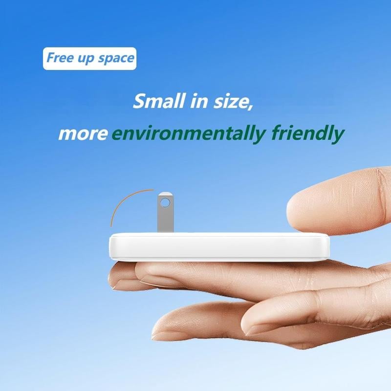 🔥Hot Sale 49% off🌟2-in-1 Pocket GaN Ultra-thin Charger Plug for iPhone 17 USB C,Travel Essentials Brick Multiport,Lightening+ Type C ,30W Fast Charging Foldable Block for iPhone 17 Pro/16/15/14/13,iPad,Galaxy