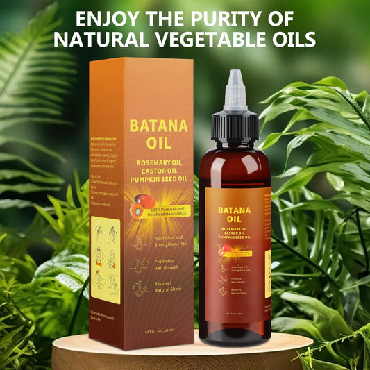 🔥SCHNÄPPCHEN 50 % RABATT🔥 Natürliche Batana-Haarrevitalisierende Formel, 4-in-1 flüssiges Batana-Öl
