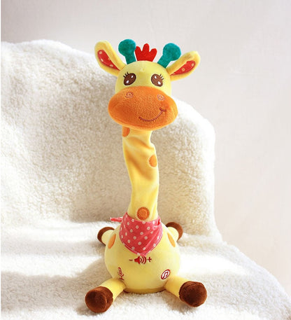 🎄Christmas Hot Sale⚡ 50K+ SOLD! Almost Gone-💥🎉 Best-Selling Musical Giraffe Toy – Sings, Dances & Repeats What You Say! 🦒🎵🗣️