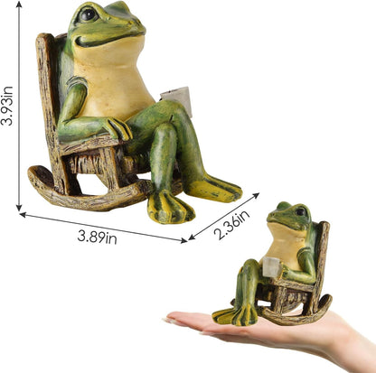 🐸Miniature Frog Garden Statue Gifts Fall Christmas Decorations🎅