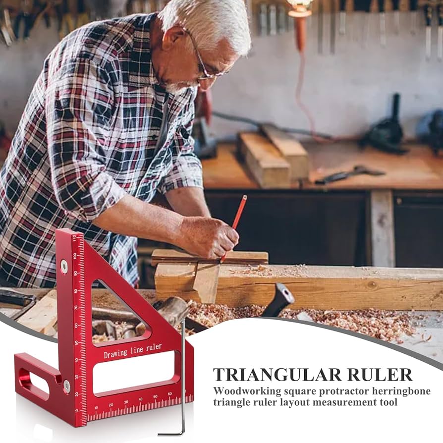 3D Multi-Purpose Carpenter's Triangle Square