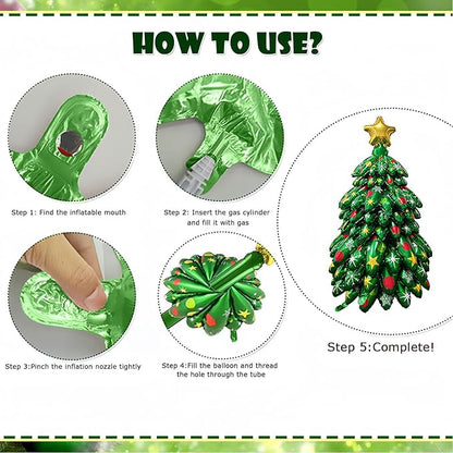 Last day 50% OFF-Christmas tree balloon decoration（52IN）