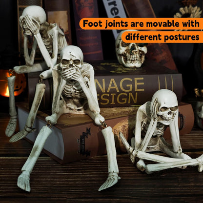 Last day 50% OFF- Halloween Decor (Set of 3 Skeleton)