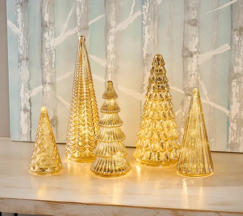 🏆Flash Sale⚡ 50K+ SOLD! Almost Gone-💥BFF Collection Set of 5 Illuminated Trees