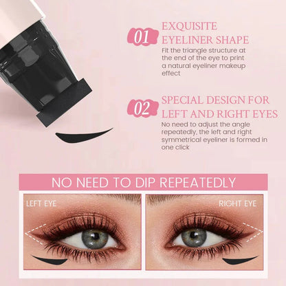 🔥Buy 1 Get 1 Free👁️Integrated Rotating Eyeliner Stamp Pen