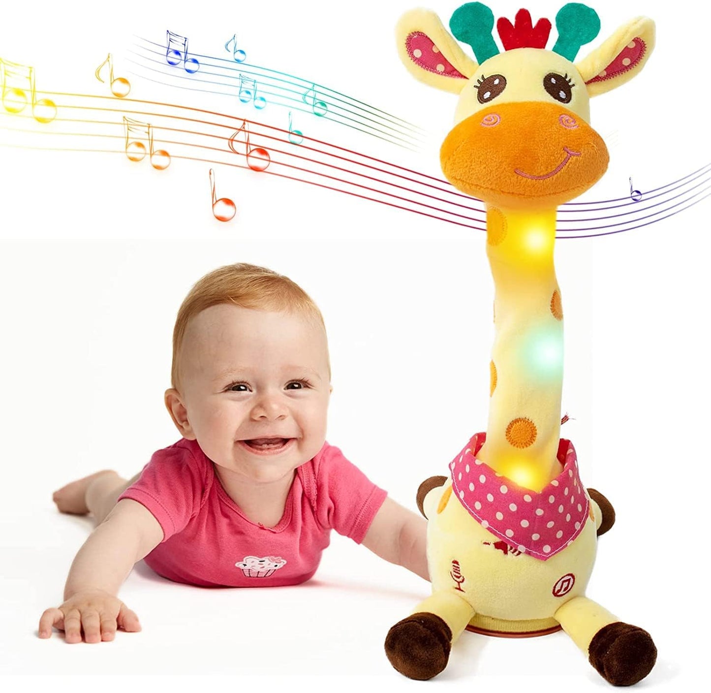 🎄Christmas Hot Sale⚡ 50K+ SOLD! Almost Gone-💥🎉 Best-Selling Musical Giraffe Toy – Sings, Dances & Repeats What You Say! 🦒🎵🗣️