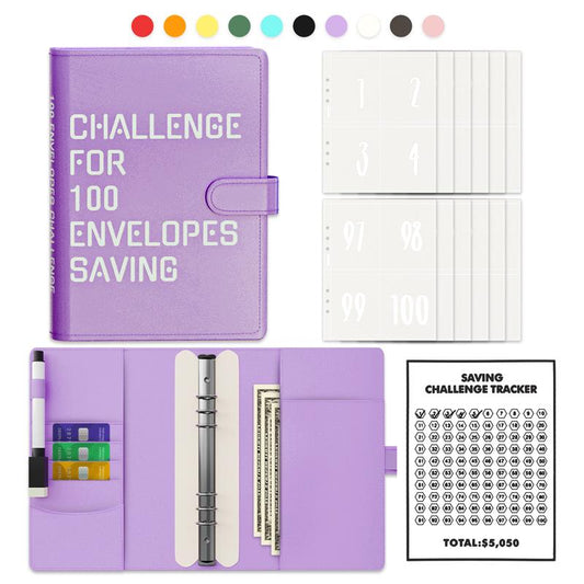 Savings Challenge Savings Book, the fun and easy way to save $5,050