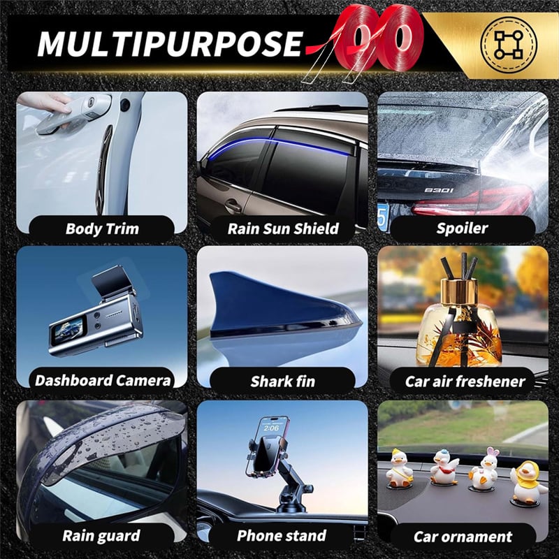 ✨🔧Super Strength Double Sided Tape for Automotive and Home Renovation