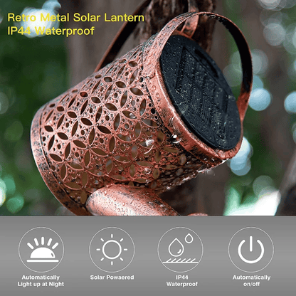 Solar Waterfall Lights💐