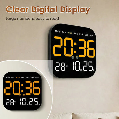 ✨Modern LED Digital Alarm Clock with Temperature Display