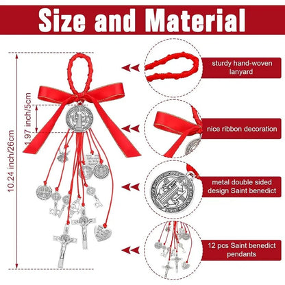 ✝️ Saint Benedict Medal Protection from Evil Blessing Charm Catholic