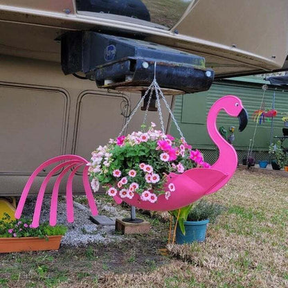 Final Inventory 70% OFF🦩Bright Colorful Bird Hanging Planter Yard Decor