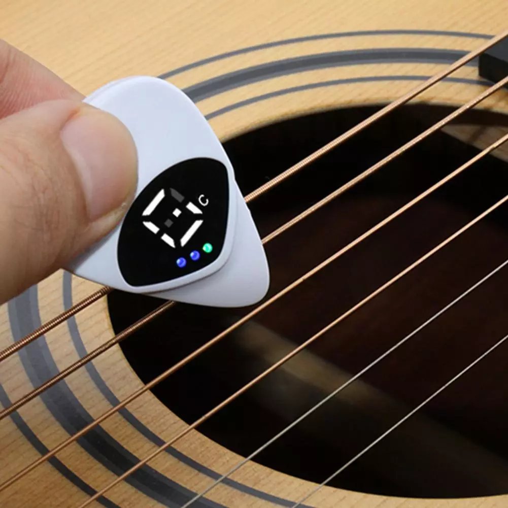 🎸2-in-1 Guitar Pick Tuner – Instant Tuning & Playing in One Smart Tool 🎶