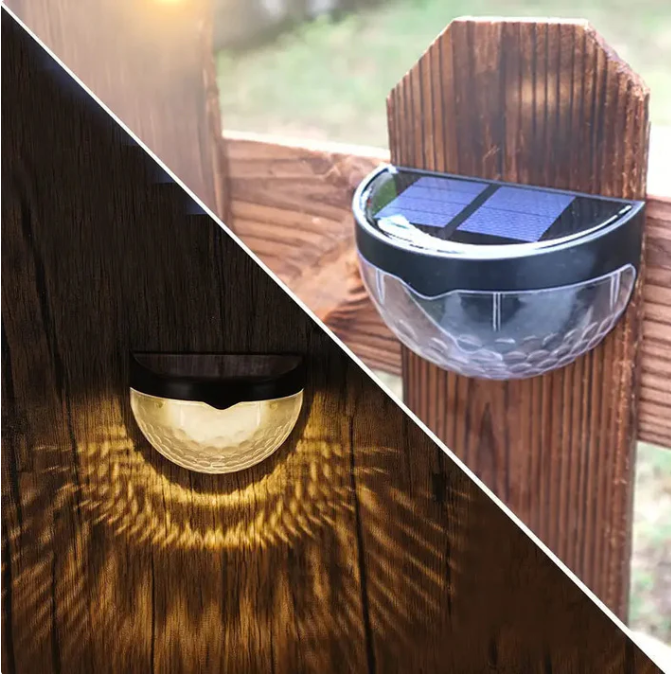 🔥☀️ Solar Step Lights – Waterproof Garden Glow in Warm, White & Color Modes