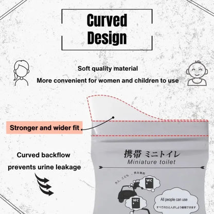🔥 2026 Travel Essential 🚗 700ml Portable Emergency Urinal Bags – Disposable, Leak-Proof & Unisex Outdoor Relief