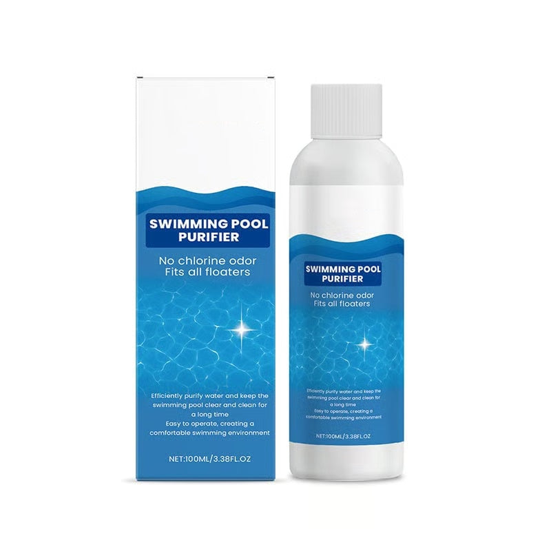 🏊 Pool Clarifier Liquid – Fast Dissolve, Crystal Clear & Odor-Free Water
