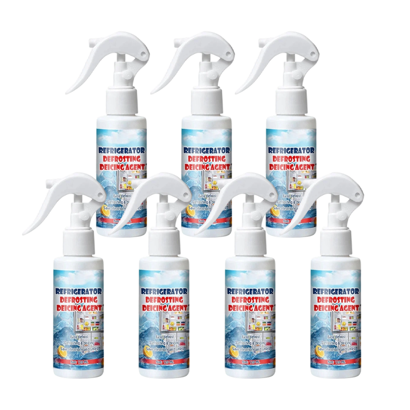 ❄️ Freezer Ice Remover Spray – Rapid Defrost & Easy Cleaning 🎁 Free Scraper Included