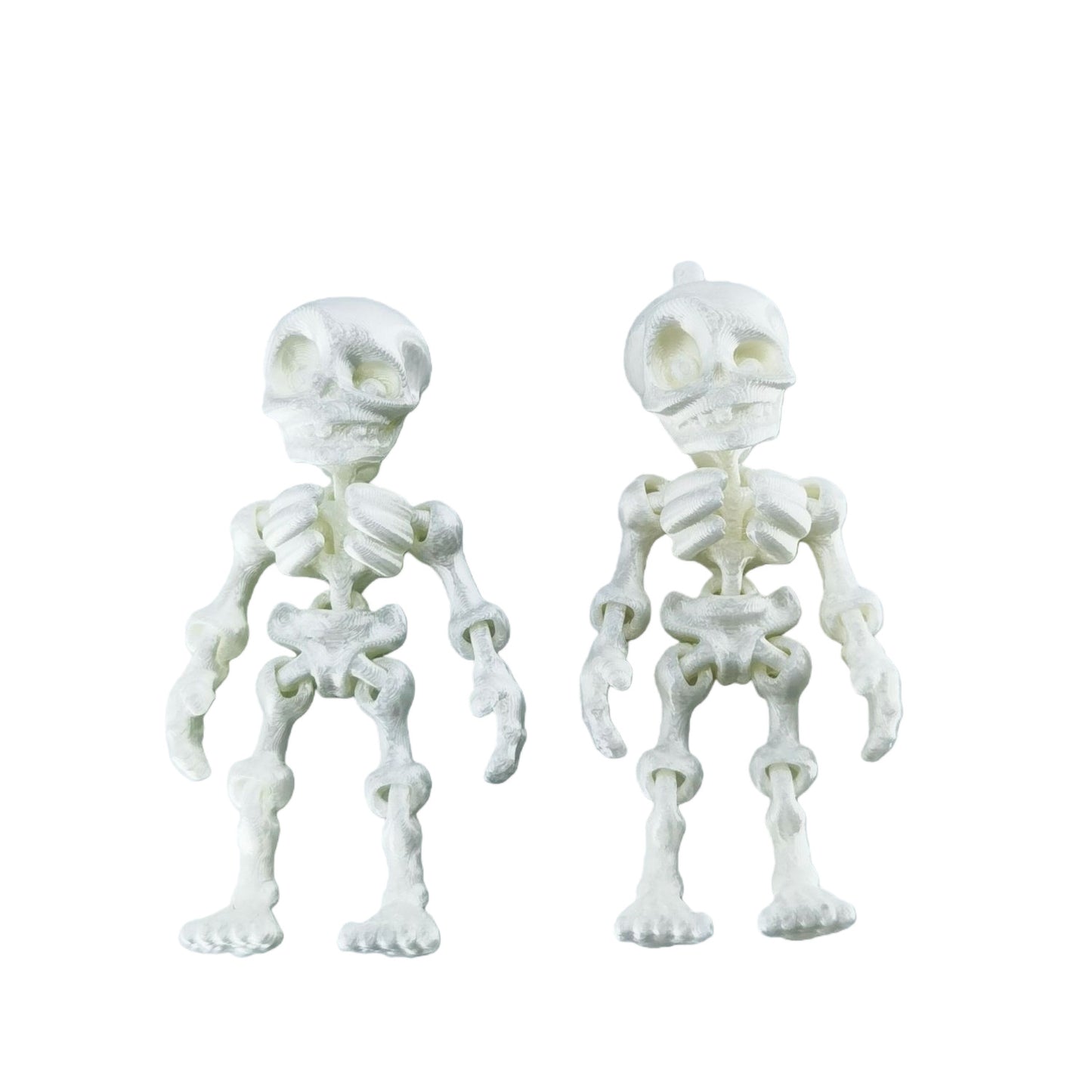 🦴 3D Printed Magnetic Skeleton Figurine – Vintage Desk Toy & Fridge Decor