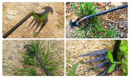 🌿 Deep-Grip Weed Puller – Fast Root Removal & Soil Cultivation