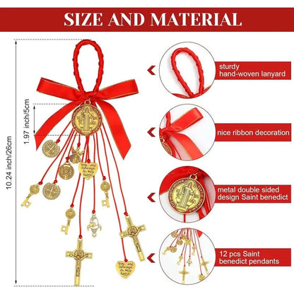 ✝️ Saint Benedict Medal Protection from Evil Blessing Charm Catholic