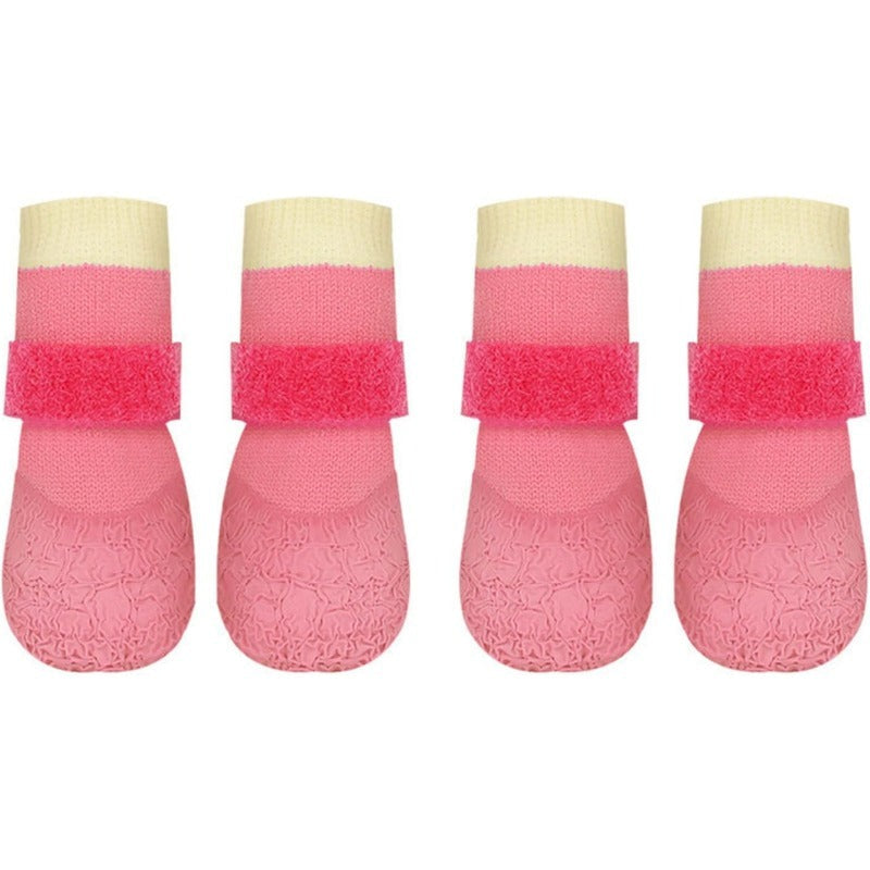 🐶🌧️  Premium Waterproof Knit Dog Boots – Anti-Slip Paw Protection for Indoor & Outdoor Adventures