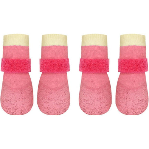 🐶🌧️  Premium Waterproof Knit Dog Boots – Anti-Slip Paw Protection for Indoor & Outdoor Adventures
