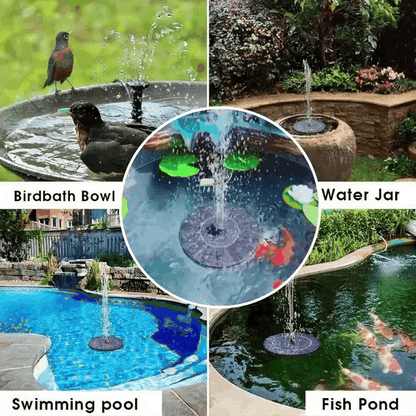 🔥2025 New Upgraded Solar Powered Fountain for Garden