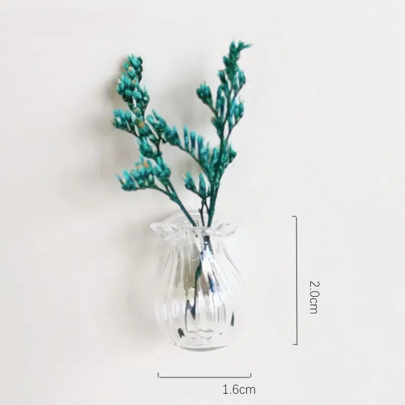 🌸 Handcrafted Mini Ceramic Bud Vase Fridge Magnet