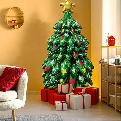 Last day 50% OFF-Christmas tree balloon decoration（52IN）