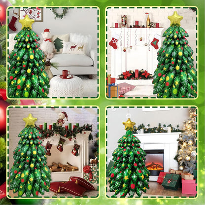 Last day 50% OFF-Christmas tree balloon decoration（52IN）