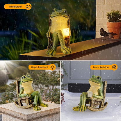 🐸Miniature Frog Garden Statue Gifts Fall Christmas Decorations🎅