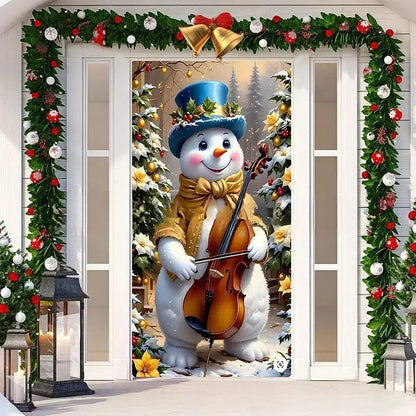 🌟🌟2025 Christmas and Halloween front door decoration