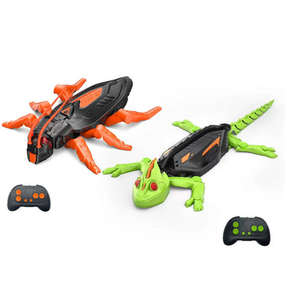 🔥Wall Crawler Gecko - LED RC Toy for Indoor Family Fun & Prank Gifts