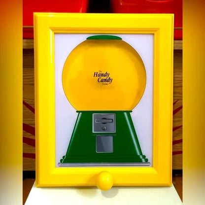 🏆Last Day 50% OFF🍬Rare Vintage The Handy Candy Frame - Hanging Candy Machine Art🔥