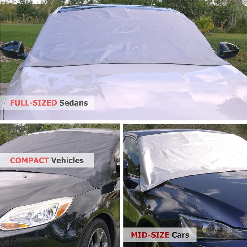 ❄️🚗 All-Season Car Windshield Snow & Sun Cover