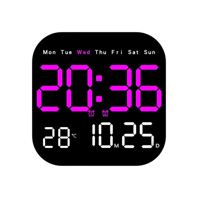 ✨Modern LED Digital Alarm Clock with Temperature Display