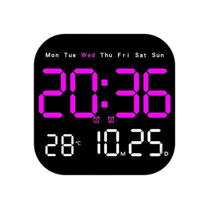 ✨Modern LED Digital Alarm Clock with Temperature Display
