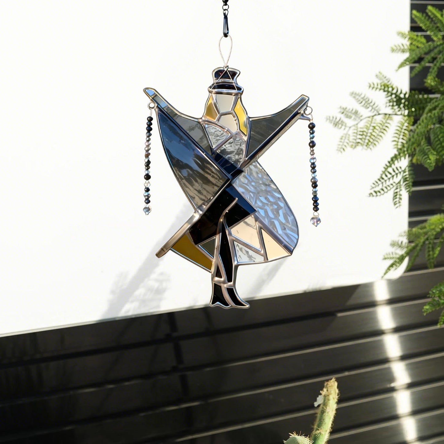 🔥LAST DAY 59% OFF -💃Stevie Nicks🤘 Handmade Stained Glass Spinner