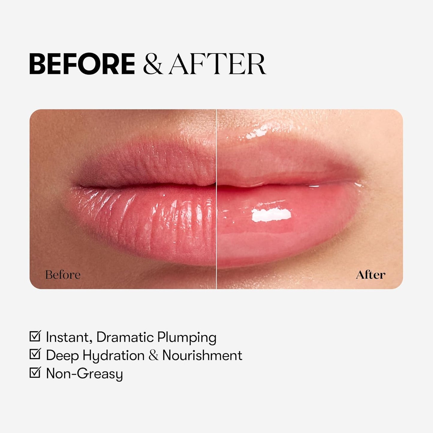 Lip Plumper, Hydrating & Volumizing Lip Gloss