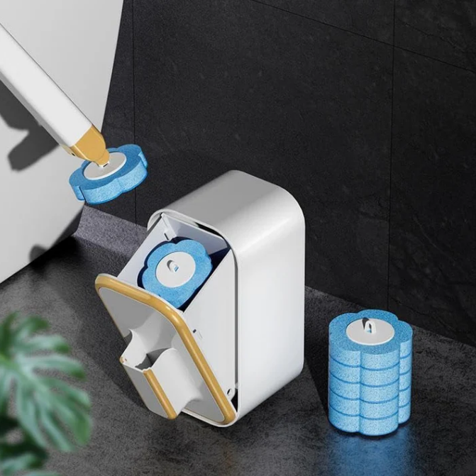 👍60K+ SOLD!🚽💦Hygienic Disposable Toilet Brush | Wall-Mounted Replacement Head Set ⚡Hot Sale