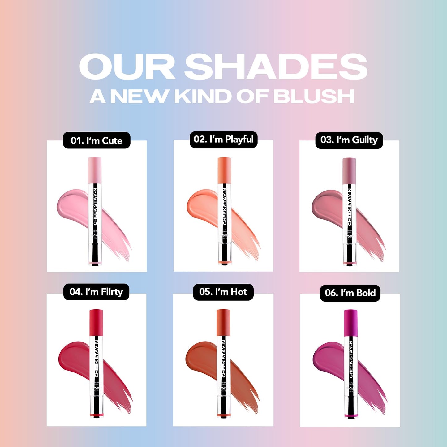 🔥LAST DAY SALE 50% OFF🔥Cheek STAY-IN Liquid Blush Long-lasting
