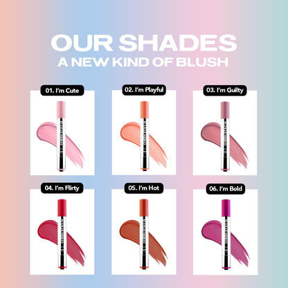 🔥LAST DAY SALE 50% OFF🔥Cheek STAY-IN Liquid Blush Long-lasting