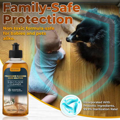5-in-1 Floor Cleaner - Fast-Drying, Antibacterial, and Eco-Friendly Solution