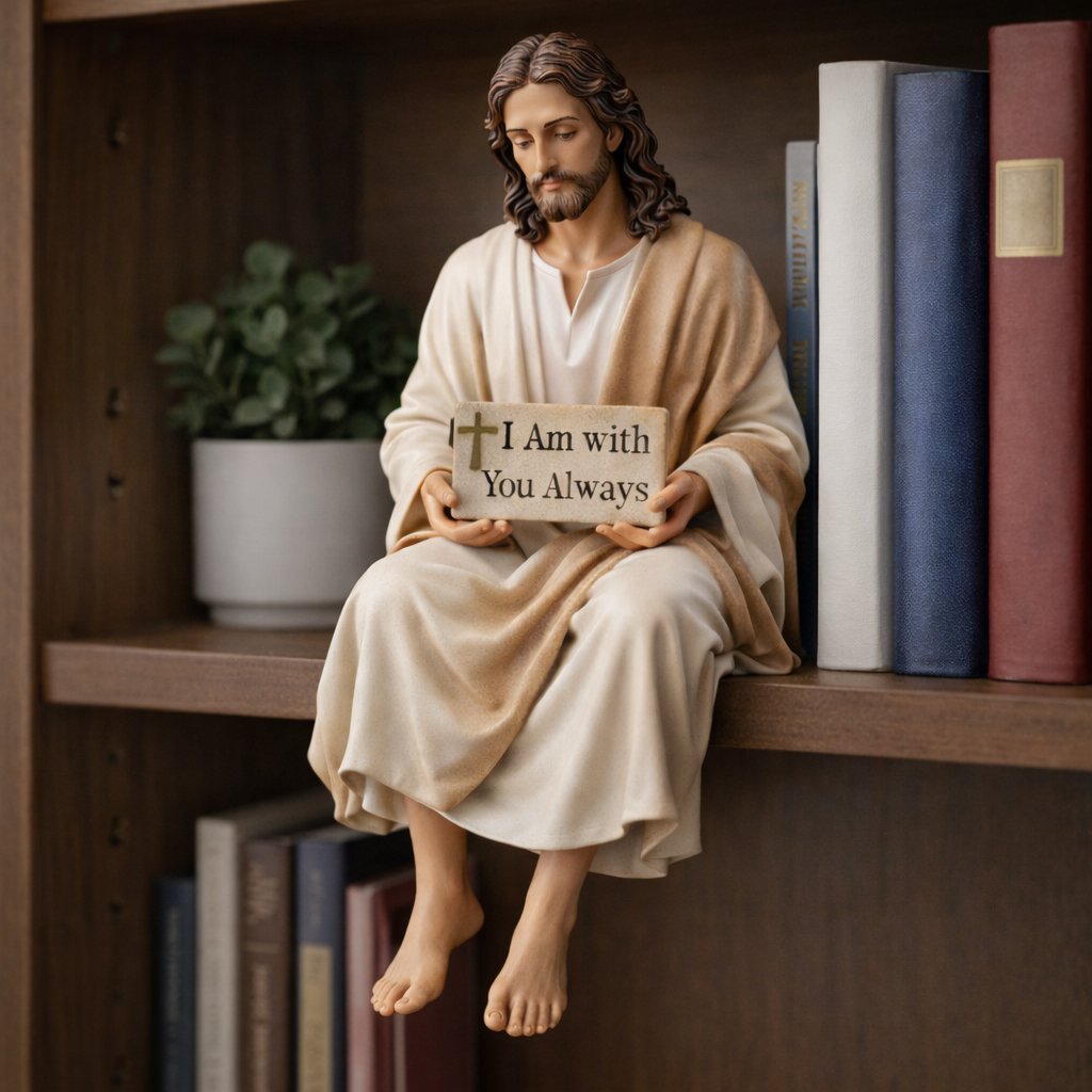 🔥Hot Sale 49% OFF -✨Handcrafted Jesus Figurine✝️Serene Desk Companion🙏