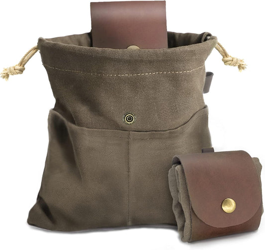 Foldable Canvas Foraging Pouch