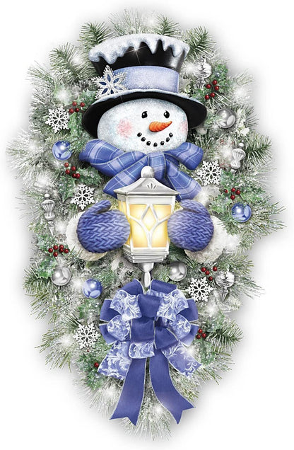 🔥BUY 1 GET 1 FREE🔥🎁"A WARM WINTER WELCOME" SNOWMAN  🌲Sticker⛄