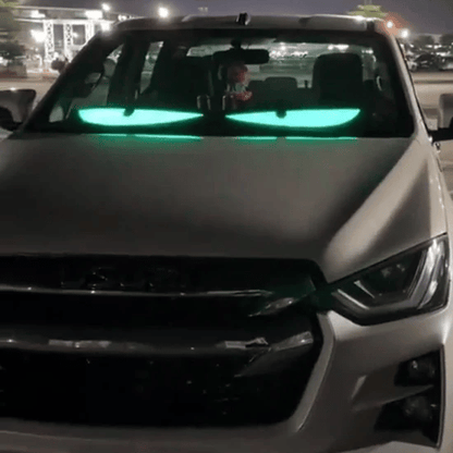 😈 Halloween Spooktacular Deal Alert! 🎃 Devil Eyes LED Sign: App - Controlled, Animated for Car/Truck Windshields